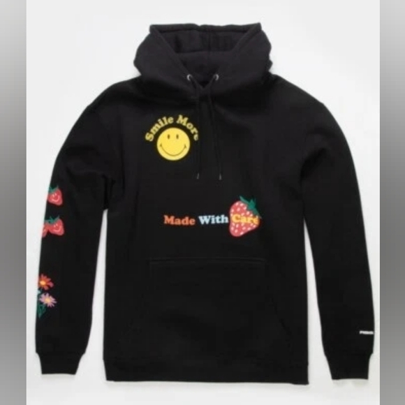 RSQ x Smiley Smile More Made With Care Hoodie and Pants Set Size Medium - Picture 4 of 9